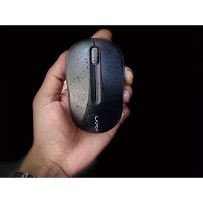 Chuột không dây Lapop RM40 Đen/Xanh - chuột văn phòng chính hãng giá rẻ