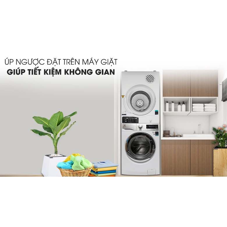 Máy sấy thông hơi Electrolux 8 Kg EDV805JQWA 2019 - THÁI LAN dienmaytonkho.com