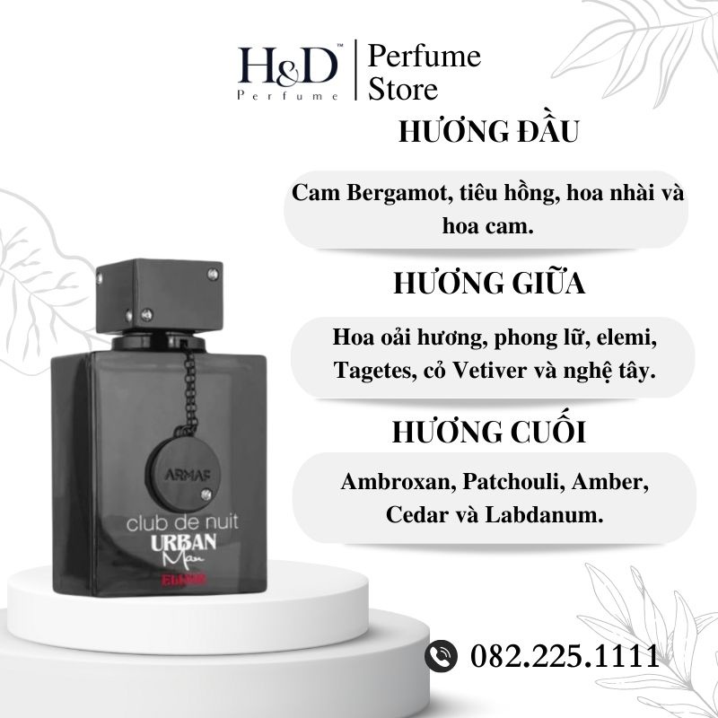 Nước Hoa  Nam Armaf Club De Nuit Urban Elixir EDP