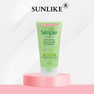 Sữa rửa mặt Simple lành tính sạch thoáng - cho da nhạy cảm 150ml
