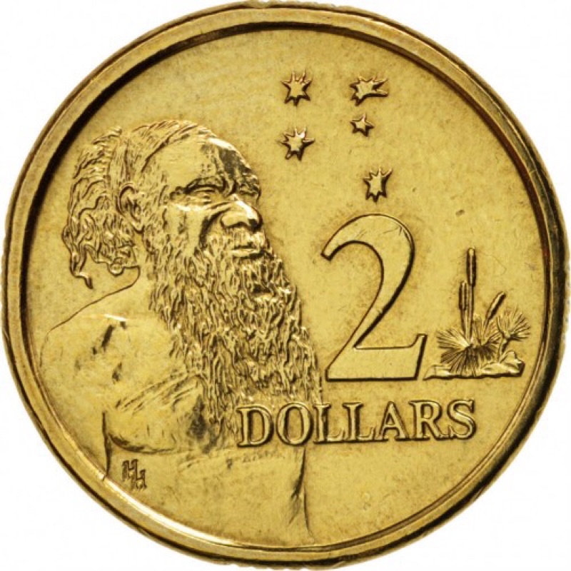 xu 2 dollars của Úc 1988 - 1989