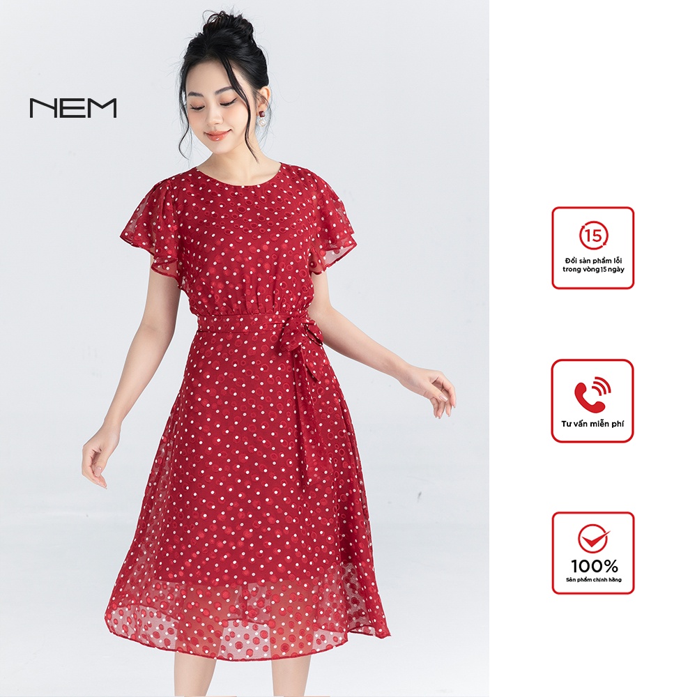 Đầm nữ thiết kế cao cấp NEM Fashion 40152 giá tốt