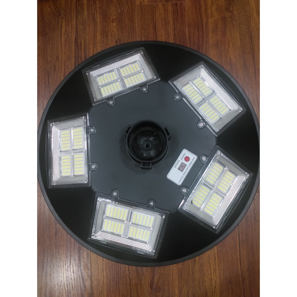 Đèn năng lượng mặt trời cao cấp 500W, Đèn Led trụ ngoài trời UFO IS206