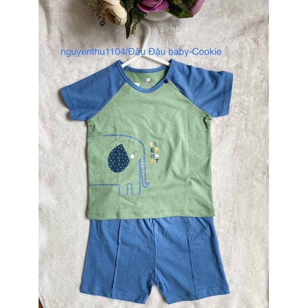 Xả hết-Bộ Cộc tay cotton Raglan Bé Trai,Gái Lullaby 2023  NH135V,NH136V