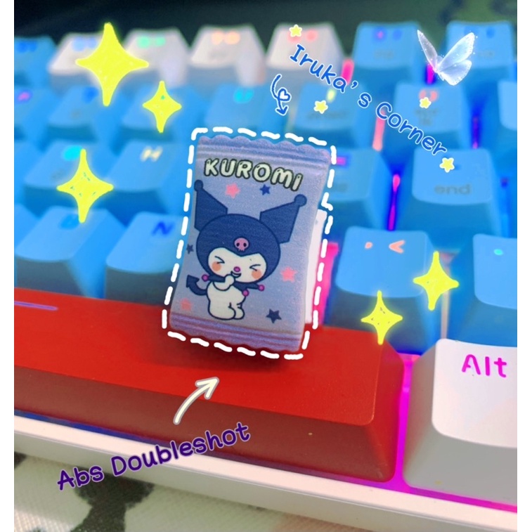 Nút bàn phím cơ ABS doubleshot bao bì các nhân vật SANRIO decor bàn phím