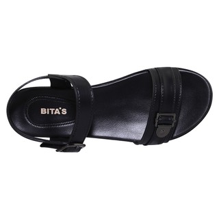 Sandal đế bằng nữ Bita's SYN.273 (Đen + Kem + Nâu + Xám)