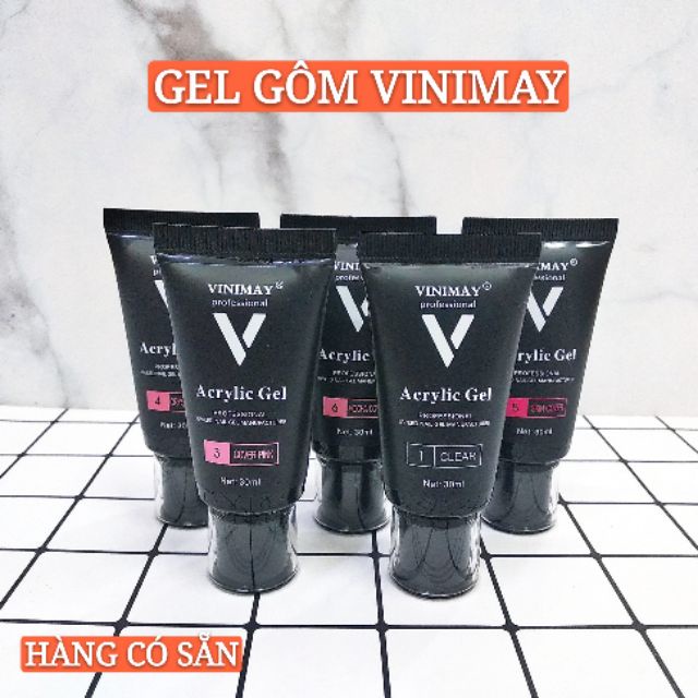 Tuýp Gel Gôm/ Gel Gum Vinimay 30ml Chuyên Dụng Ngành Nail