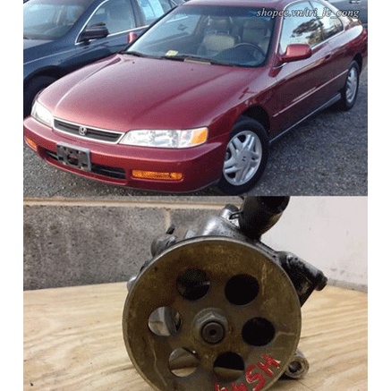 Bơm trợ lực tay lái dầu Honda Accord 94 95 xe hơi ô tô hàng bãi Nhật Bản 96 97 thế hệ 5