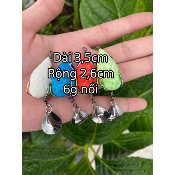 Nhái hơi mồi câu lure mini F35 bao lên cá 100% giá rẻ nhạy cá có màu trắng Ngọc trinh chính hãng