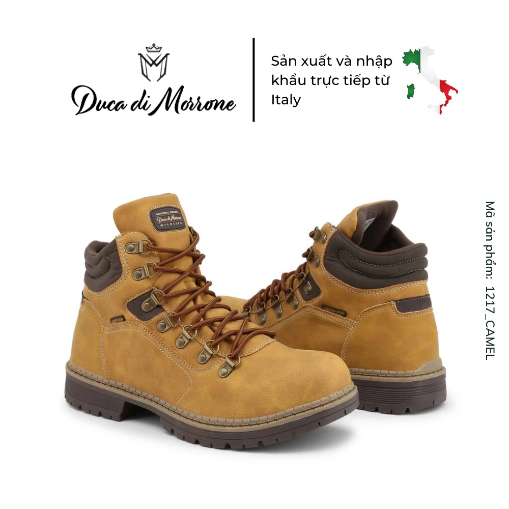 Giày Boots nam cao cổ - DUCA DI MORRONE - Sản xuất và nhập khẩu CHÍNH HÃNG tại ITALY - 1217