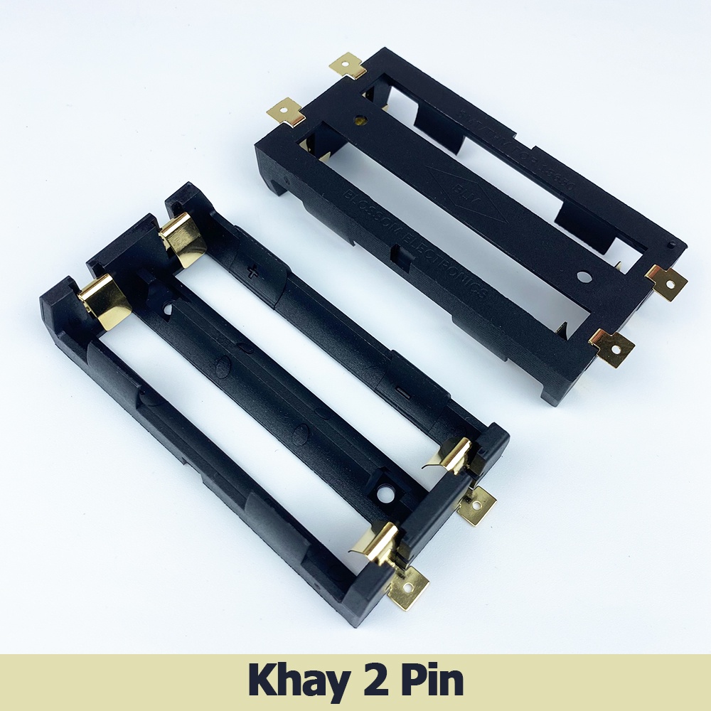 Khay pin 18650 Đế giữ pin Mạ Vàng chất lượng cao 1 2 4 cell Pin