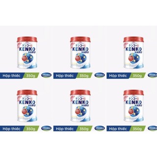Combo 6 lon sữa bột Kenko Haru 350g