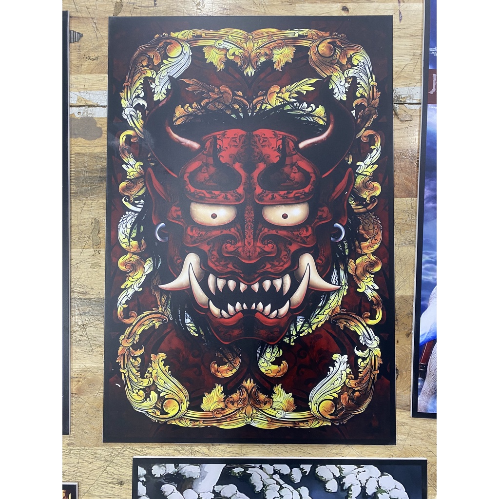 Tranh dán tường nhựa formex cứng dày 5ly có keo sẵn tranh hình xăm tatto,decor baber...vv