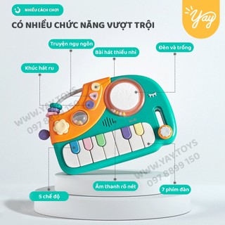 Đàn Piano Hình Chú Voi Con cho bé từ 6 tháng - KUB
