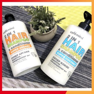Dầu gội & xả café mimi 2in1 hair shampoo & conditioner super nga