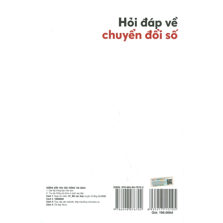 Sách - Hỏi Đáp Về Chuyển Đổi Số