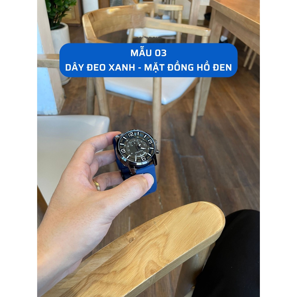 Đồng Hồ Nam DouKou, Phong Cách Cá Tính Basic Jewelry DH36, Kính Cường Lực