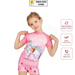 Bộ đồ bơi DOKKI KIDS Hình Công chúa Elsa Dành Cho Bé Gái
