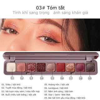 Bảng Phấn Mắt 9 Màu Lameila