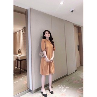 Đầm bầu công sở tay lỡ thời trang
