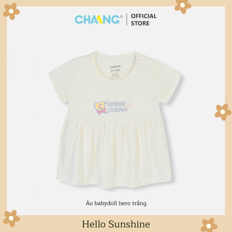 Áo phông babydoll, ba lỗ bé gái