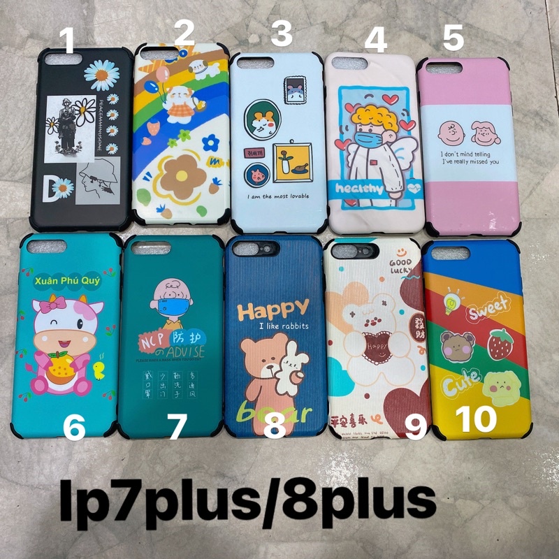 Ốp lưng iPhone 7 plus, 8 plus hình idm chống sốc hình dễ thương