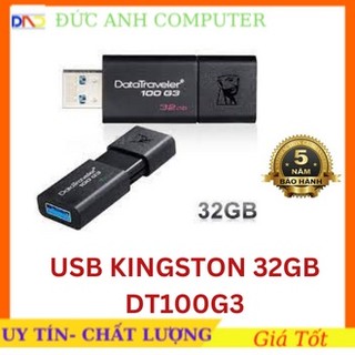 USB Kingston 32GB DT100G3 – DataTraveler 100G3 – Hàng Nhập Khẩu – Bảo hành 5 năm