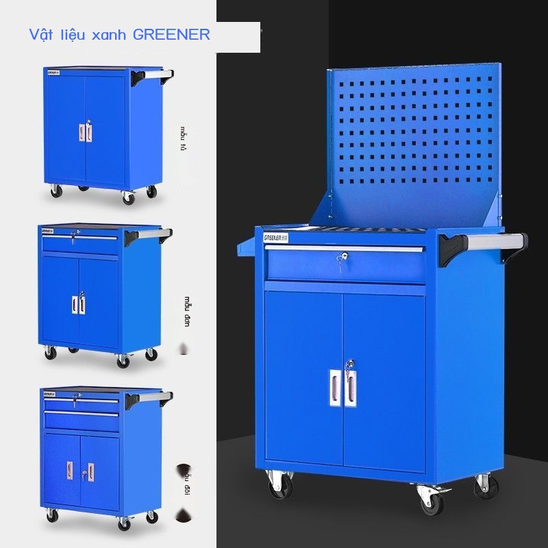 Công cụ sửa chữa ô tô tủ loại ngăn kéo xe đẩy xưởng đa chức năng phần cứng di động thiếc hộp bảo trì