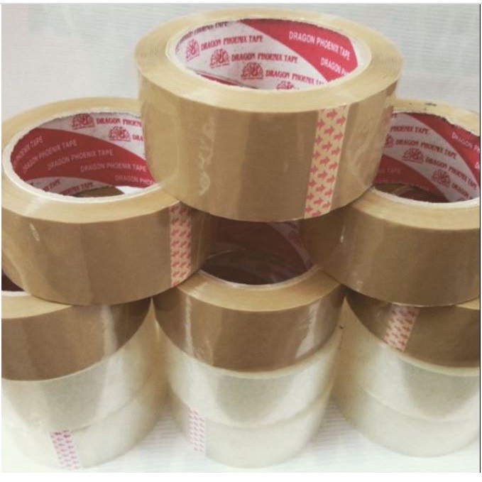 1 Cuộn Băng Keo Siêu Dính Loại 1- Dày, dẻo kéo ko bị đứt- 2 màu Trắng, Vàng- hàng đủ 100 Yard