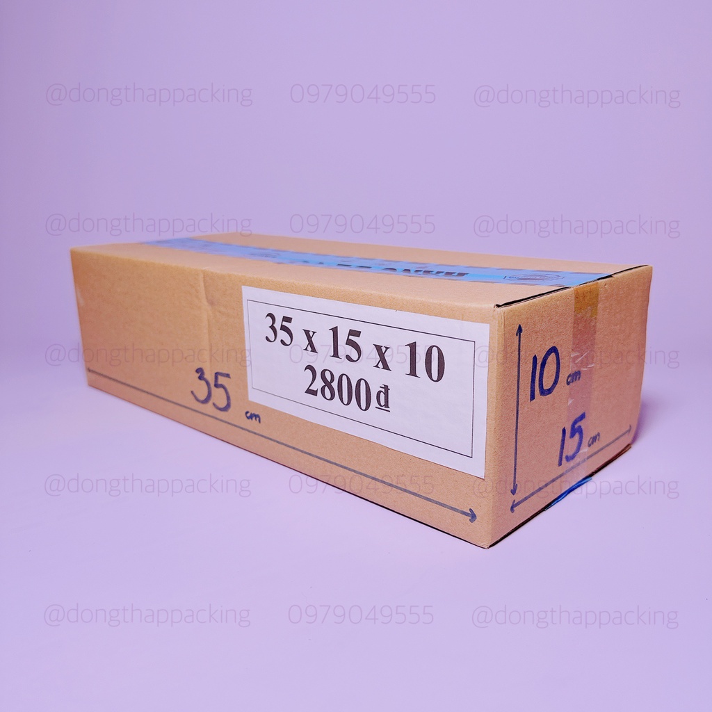 COMBO 50 HỘP CARTON 35x15x10 cm