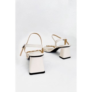 OLV - Giày Jane Trapeze Buckled Heels