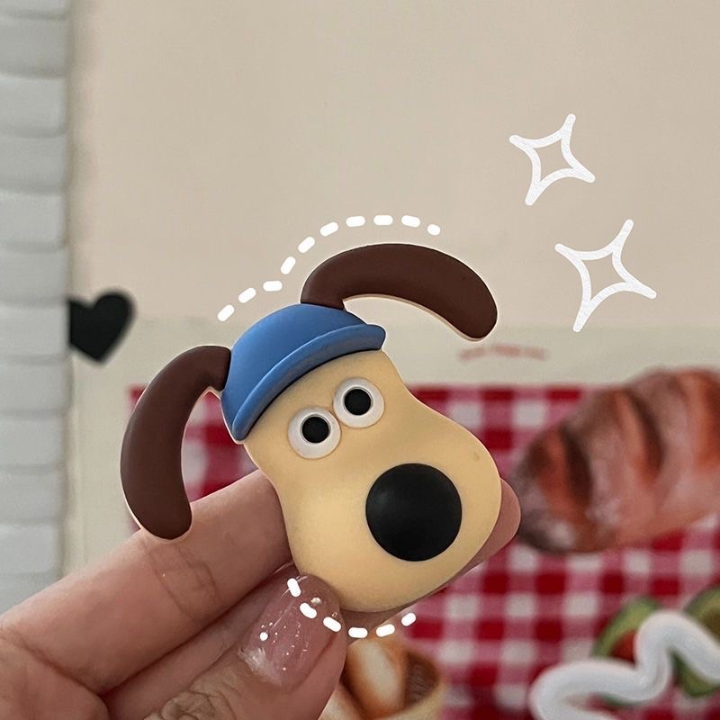 Sticker 3D hình Gromit trang trí có nam châm