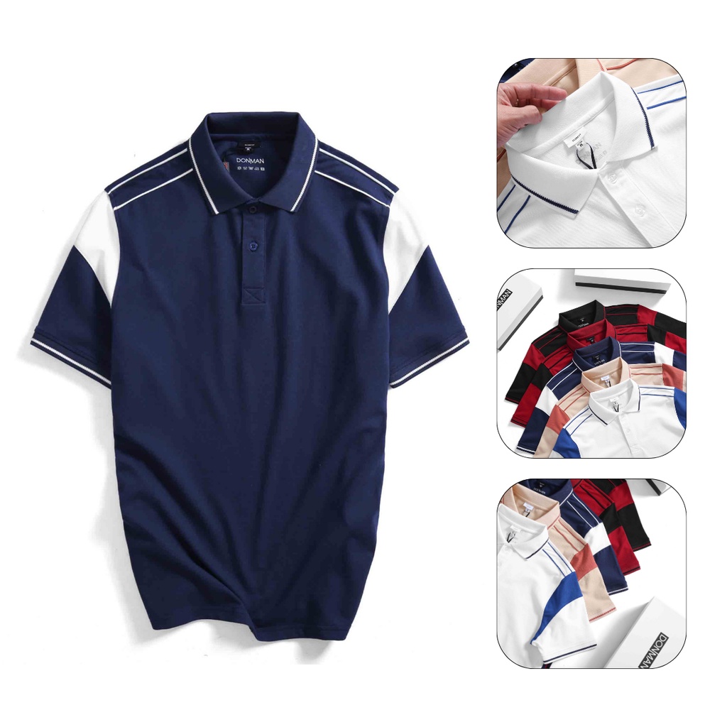 Áo thun polo nam Kboy Shop chất liệu Premium Pique CVC mềm mại thấm hút tốt,giữ form dáng của áo pol