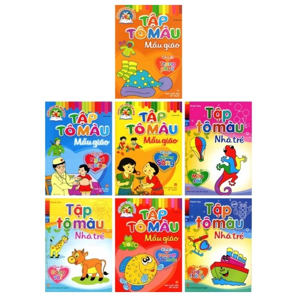 Sách: Tập Tô Màu Mẫu Giáo