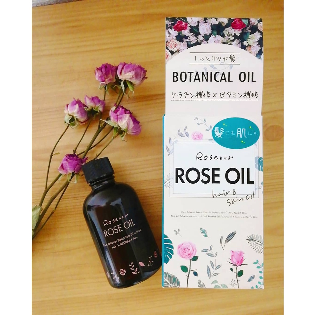 Tinh Dầu Hoa Hồng Rose Oil Chính Hãng Rosenoa Nhật, dưỡng da dưỡng tóc dưỡng móng, Date 2025