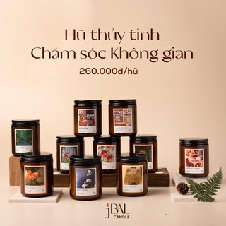 Nến thơm jBAL hũ thuỷ tinh nâu 200g