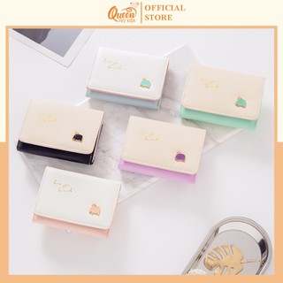 Ví Ngắn Nữ Gấp Ba Mini Chú Voi LOVE YOU SO MUCH Dễ Thương