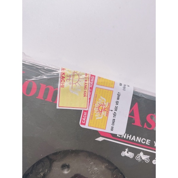 Bộ sên nhông dĩa mặt trời xe Dream / Wave anpha 2006 có tem chống hàng giả