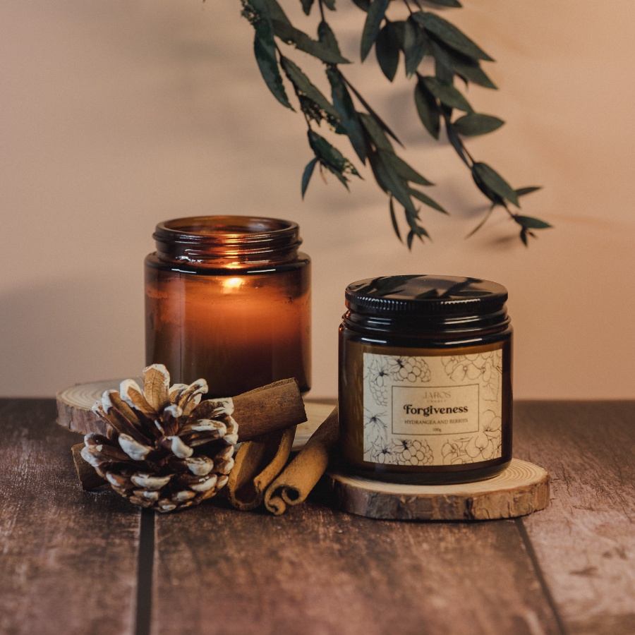 Nến thơm Hỗ Trợ Giấc Ngủ Hương FORGIVENESS 100g JAROS Candle
