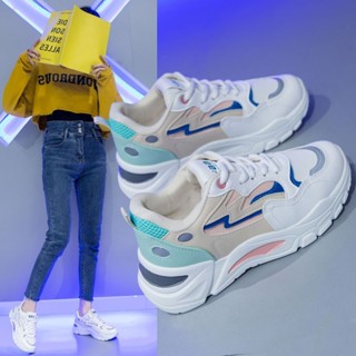 Giày ulzzang nữ, giày đi học nữ, giầy thể thao đế bằng, sneaker màu trắng, sneakers basic phong cách Hàn Quốc 811-1