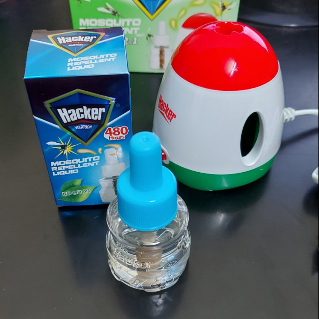 Đèn đuổi muỗi, máy đuổi muỗi hacker tặng kèm tinh dầu hacker
