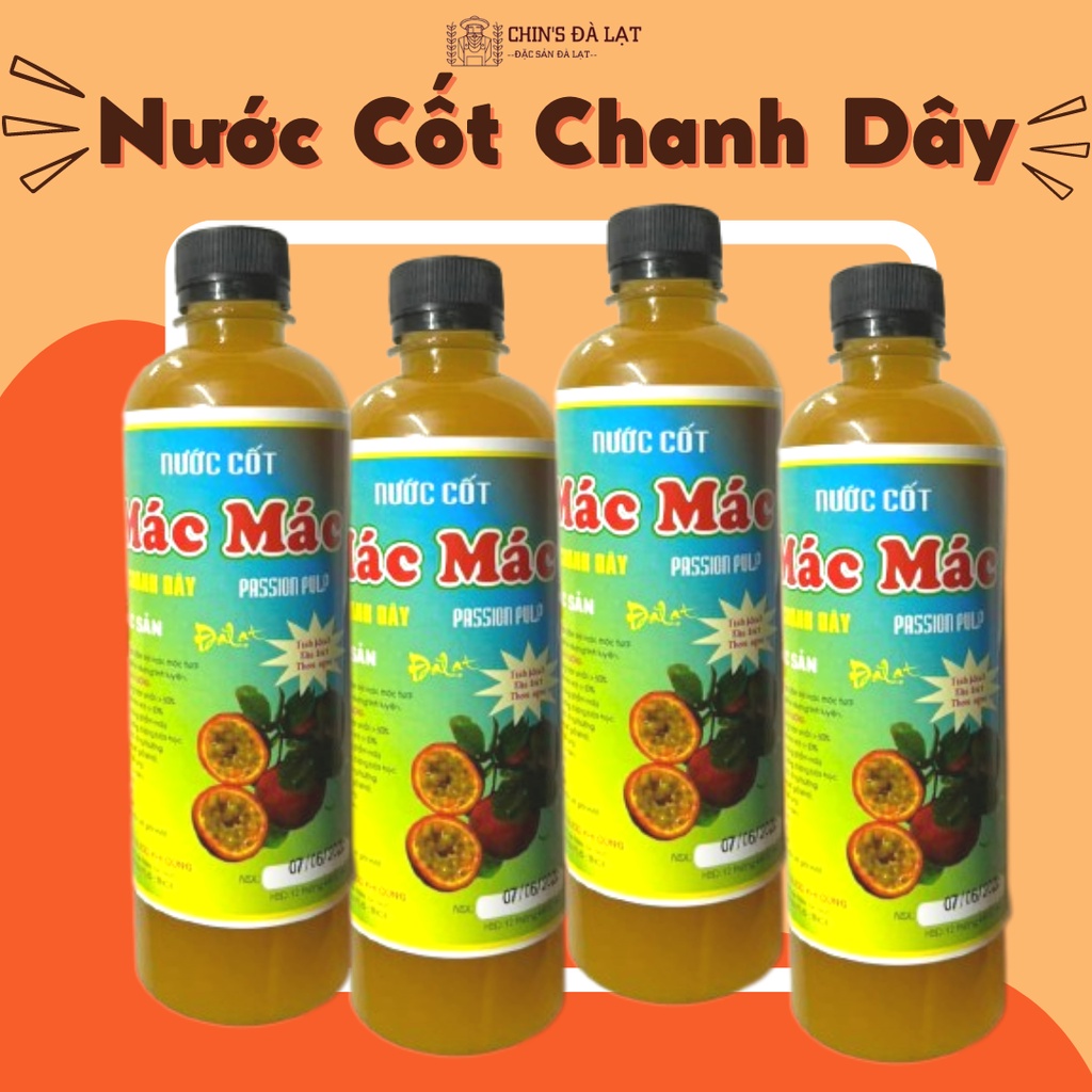 Nước Cốt Chanh Dây đậm đặc - Đặc Sản Đà Lạt