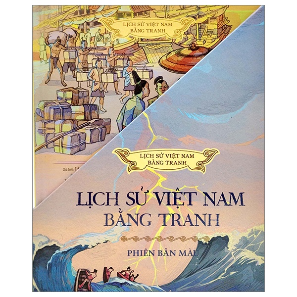 Sách - Boxset Lịch Sử Việt Nam Bằng Tranh - Bản Màu - Bìa Cứng