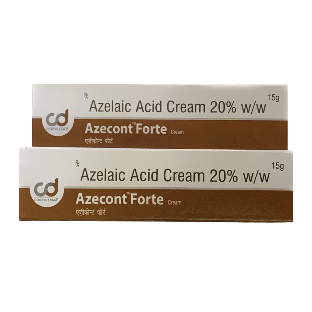 Azecont Forte Cream 15% 20% tube 15g hàng Ấn