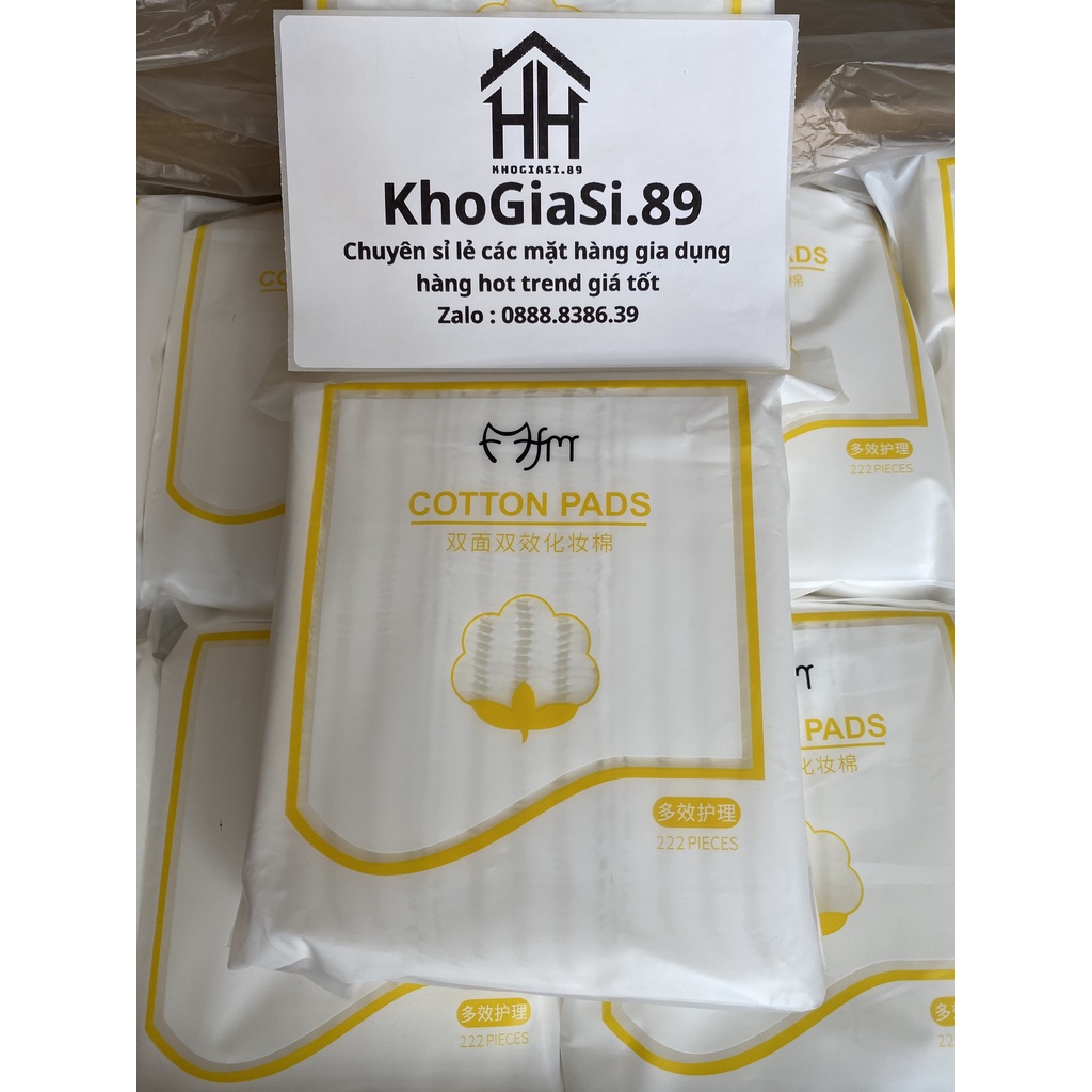 Bông Tẩy Trang Mèo. Gói 222m Hàng Nội Địa Trung