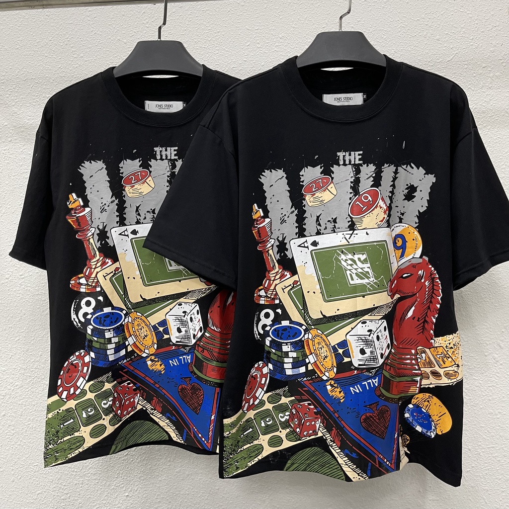 Áo thun KUN SHOP gamble tee áo thun nam nữ oversize from rộng kunshopunisex4