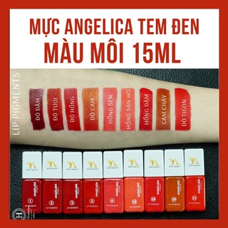 📛 Mực môi Angelica tem đen 15ML Bám màu siêu tốt, bong ra ổn định màu| HÀ THÀNH