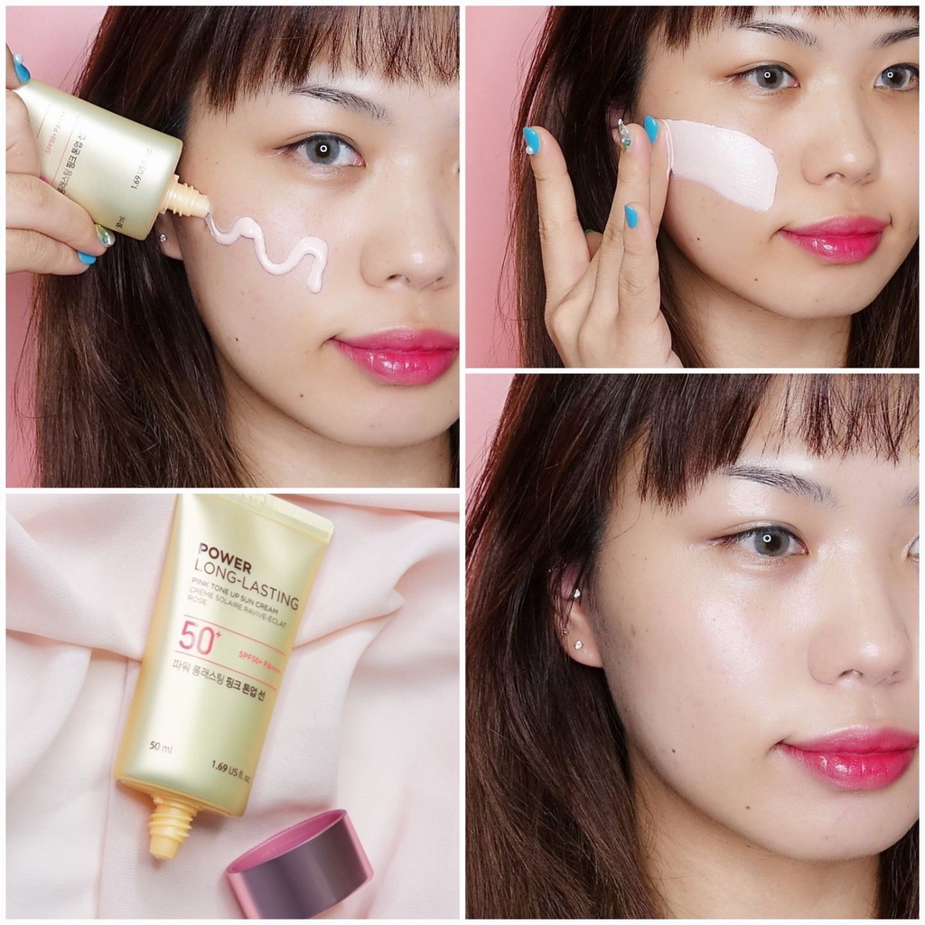 Kem chống nắng lâu trôi THE FACE SHOP Power Long Lasting Sun Cream SPF50+ PA+++