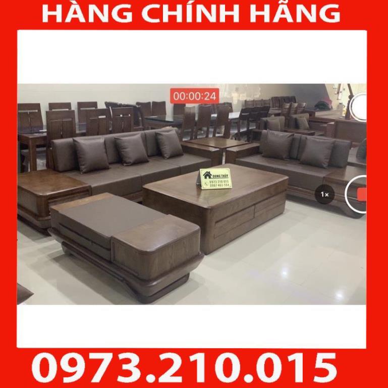 SẢN PHẨM BÁN CHẠY NHẤT Sofa gỗ chân thuyền mẫu mới 2023 gỗ sồi nga nhập khẩu