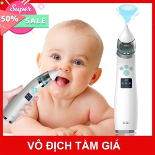 Máy hút mũi cho bé, dụng cụ hút mũi tự động cầm tay, đầu hút mềm dùng được cho trẻ sơ sinh